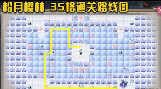 松月樱林地图解析：隐藏宝箱位置