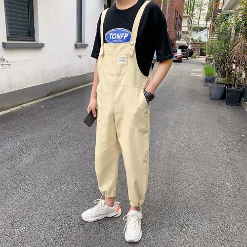 男士吊带裤，夏季穿搭新风尚
