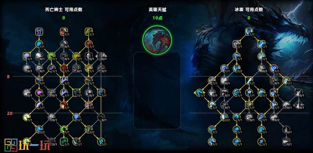 WLK冰DK天赋选择：深冰天赋和鲜血天赋，你更适合哪个？