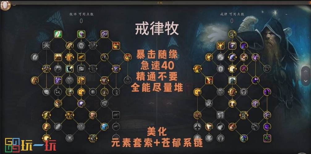 戒律牧师天赋加点：生生不息的回蓝模型