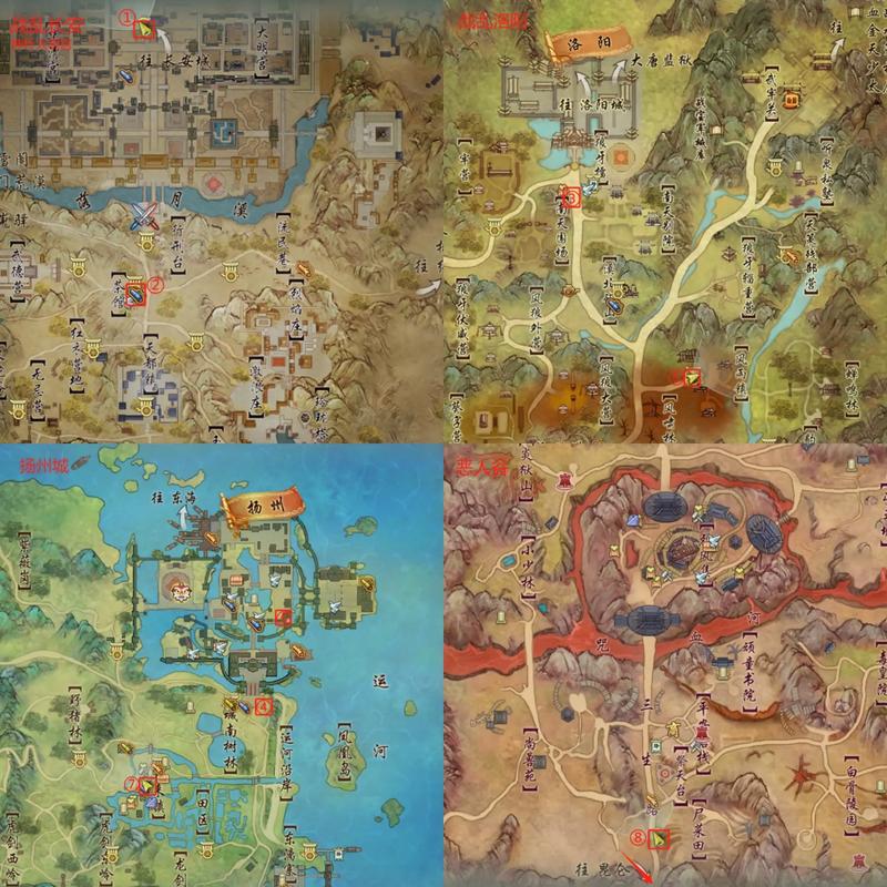 剑网3地图攻略，带你快速上手游戏！
