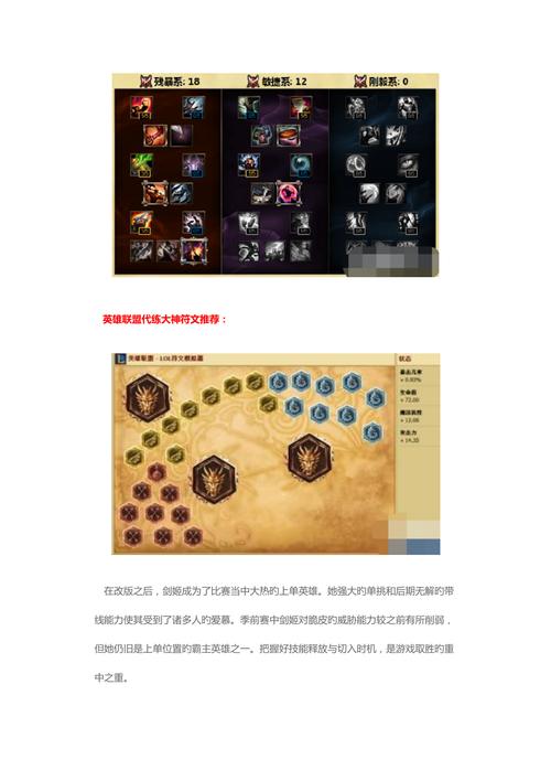 剑姬天赋符文详解：提升战斗力