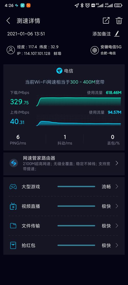 电信网速测试：真实网速一目了然