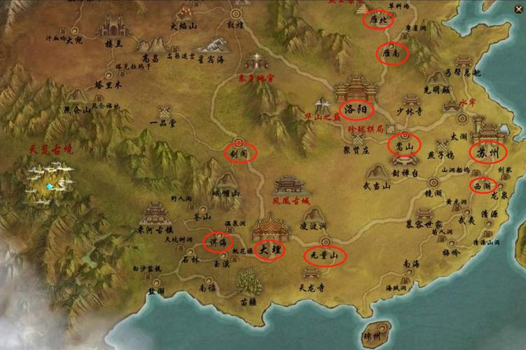 天龙八部地图攻略：快速找到你的目标