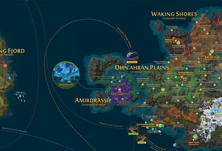 魔兽8.0新版本地图，祖达萨和库尔提拉斯