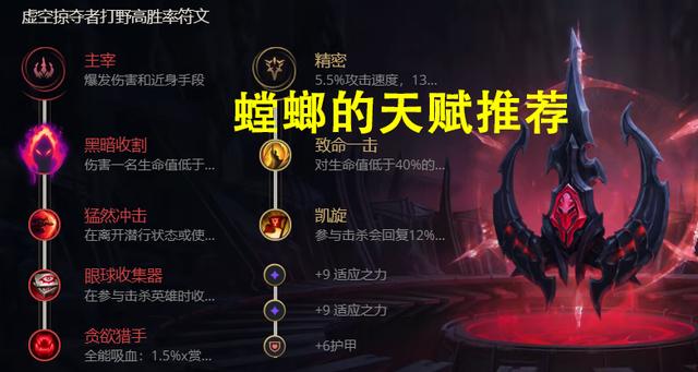 螳螂打野天赋：主宰系点法详解