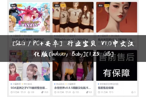 [SLG／PC+安卓] 行业宝贝 V1.0中文汉化版[Industry Baby][1.25 GB]