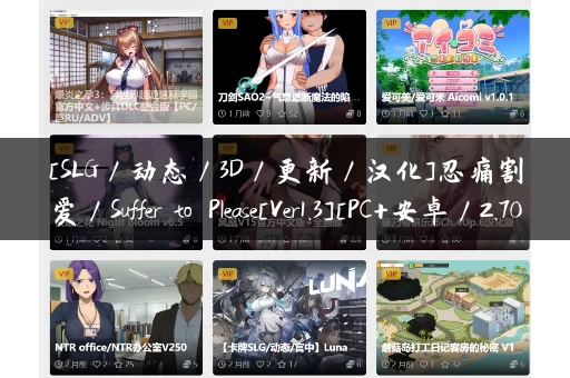 [SLG／动态／3D／更新／汉化]忍痛割爱／Suffer to Please[Ver1.3][PC+安卓／2.70G]