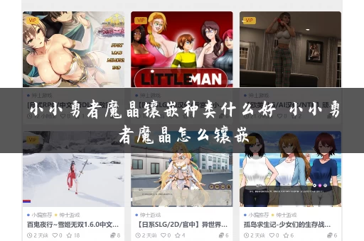 小小勇者魔晶镶嵌种类什么好 小小勇者魔晶怎么镶嵌