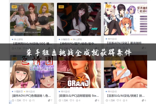 杀手狙击挑战全成就获得条件