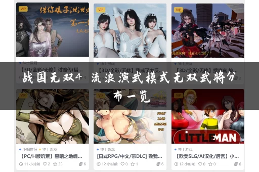 战国无双4 流浪演武模式无双武将分布一览