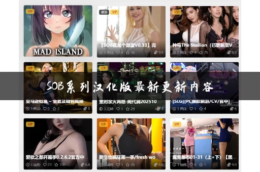SOB系列汉化版最新更新内容 SOB系列汉化版最新更新内容
