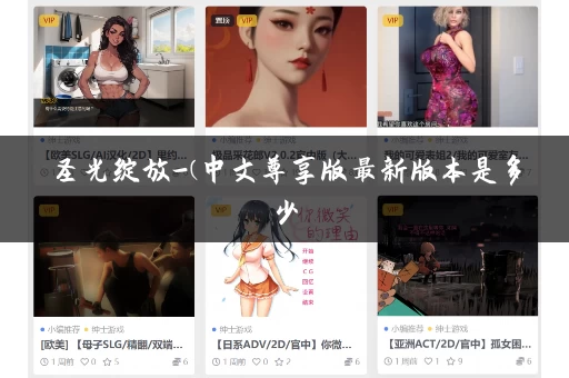 圣光绽放-(中文尊享版最新版本是多少