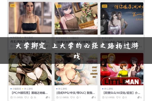 大学绑定 上大学的必经之路杨过游戏