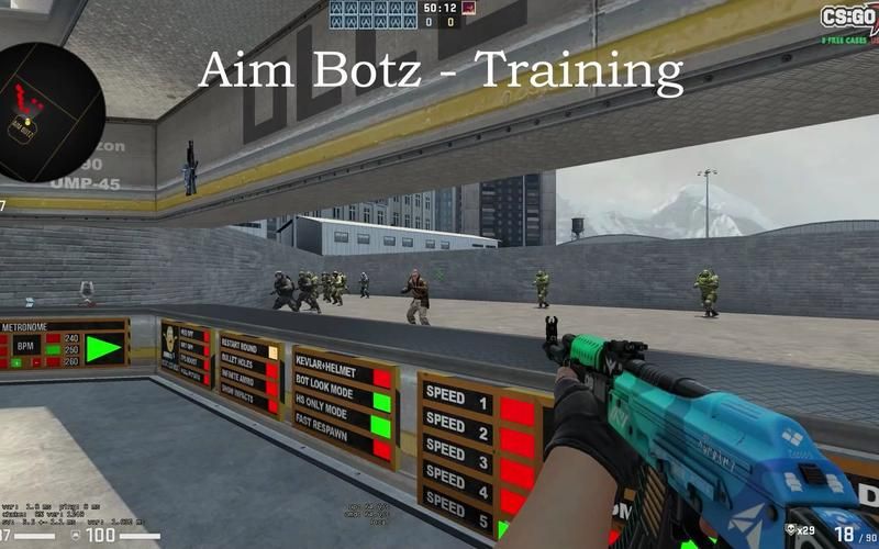 csgo创意工坊练枪图哪个好？职业哥都在用的图！