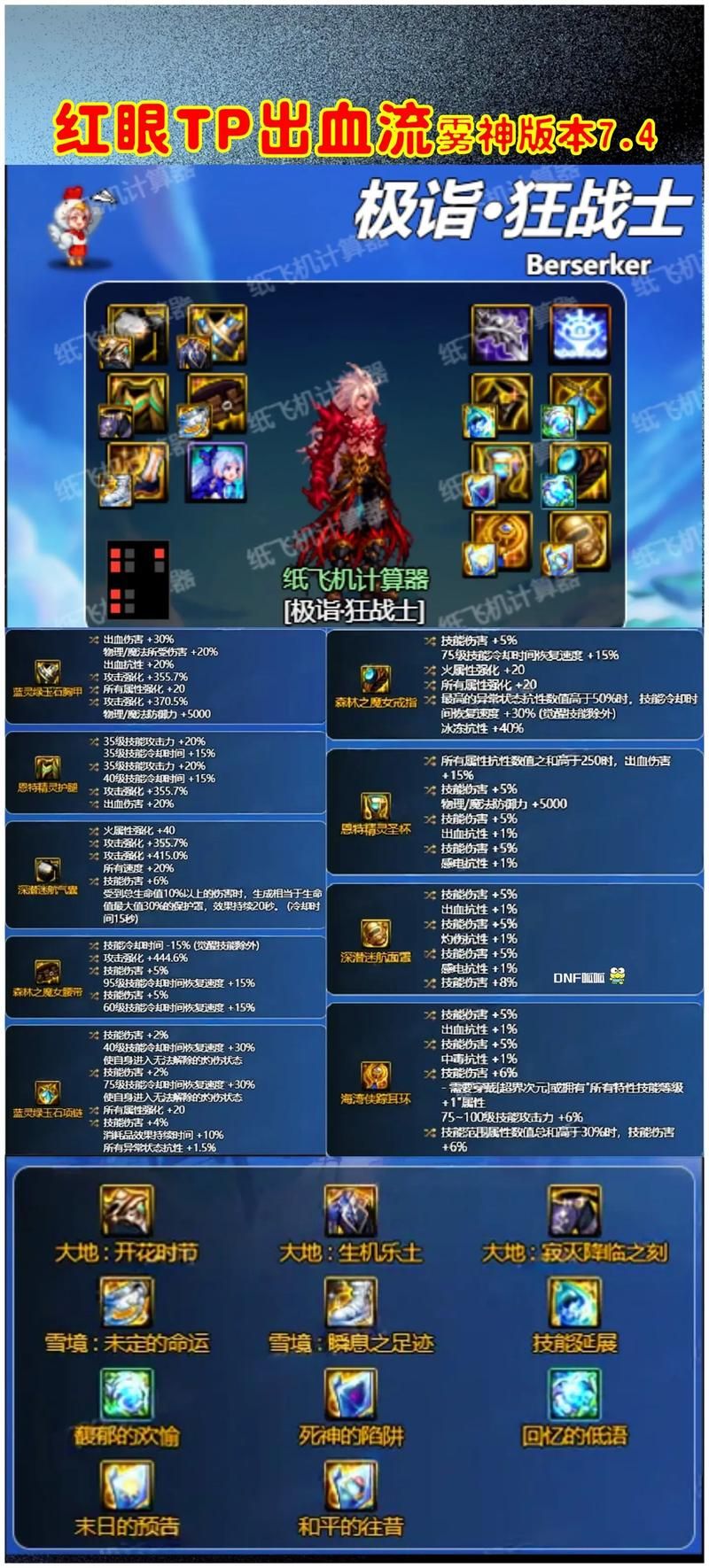 dnf95超界红眼选哪套？看完这篇你就不用纠结了！