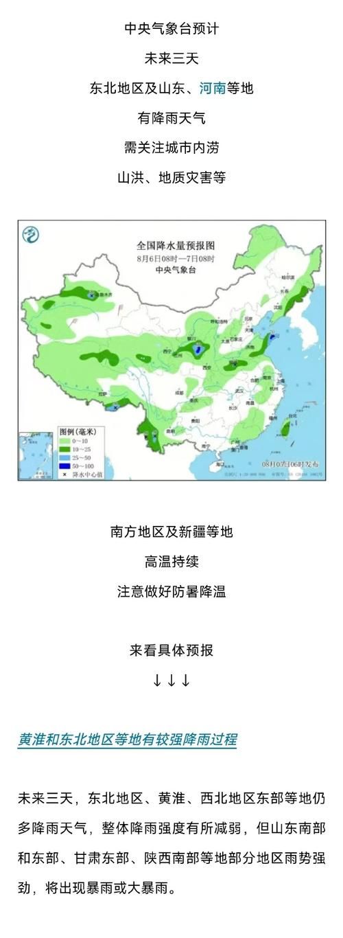 中央气象台降水量预报准吗？未来1-7天降水预报图解！