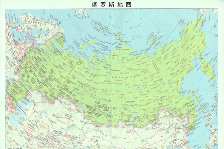 俄罗斯地图中文版哪里找？高清大图看这里！