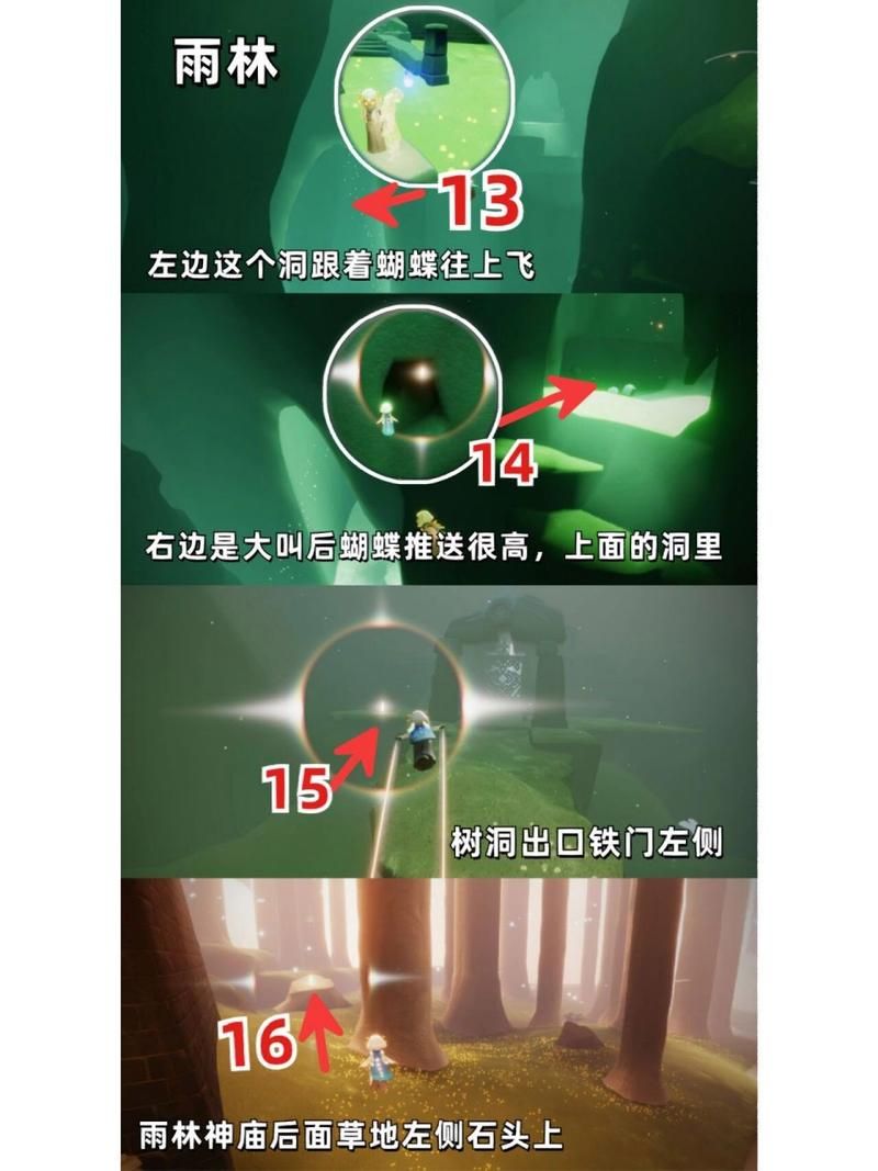 光遇雨林怎么点亮？详细步骤图文教程！