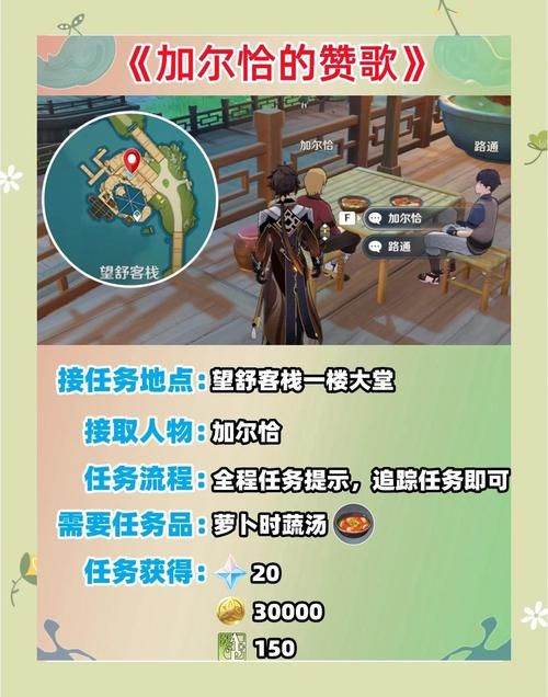 原神世界任务位置大全：再也不用担心找不到任务啦！