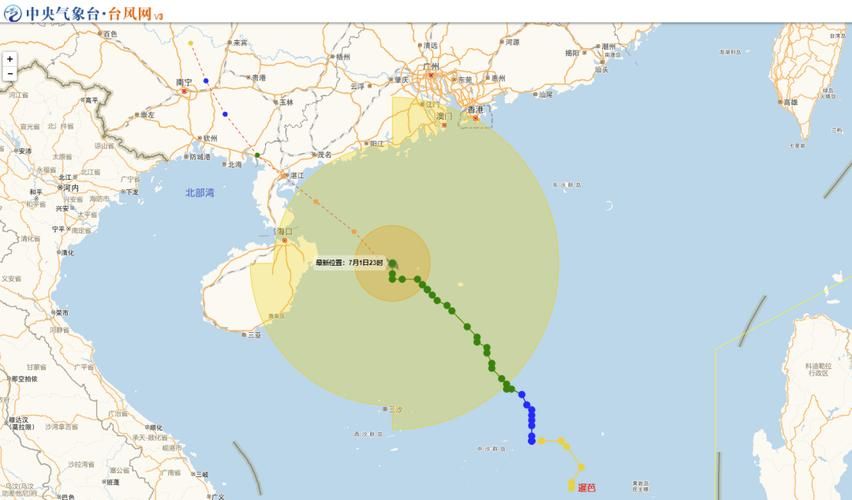 台风路径实时发布系统在哪看？最新台风路径图查询！
