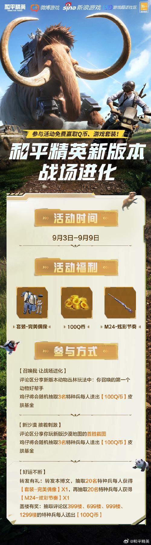 和平精英新军需上线时间确定，快来准备好点券！