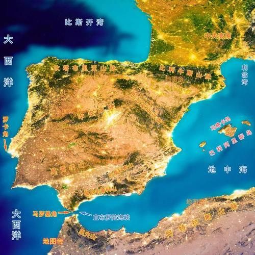 地中海地图长啥样？高清大图带你一次看个够！