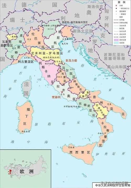 地中海地图长啥样？高清大图带你一次看个够！