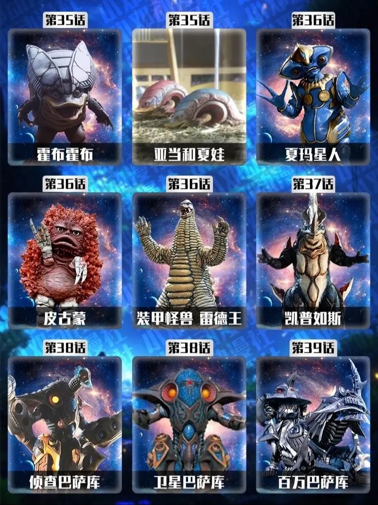 奥特曼怪兽名字大盘点，哪个怪兽给你留下最深印象？