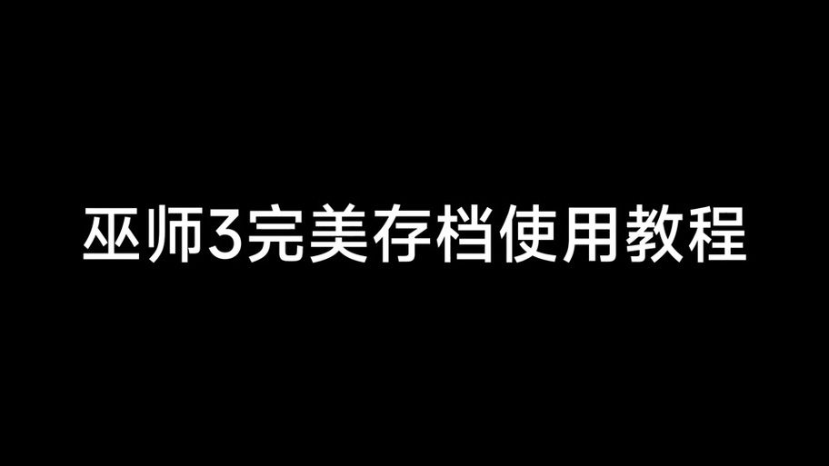 巫师3控制台代码输了没反应？教你正确使用方法！