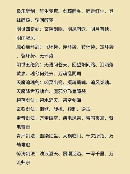 烟雨江湖点墨剑法秘籍：如何快速提升剑法修为