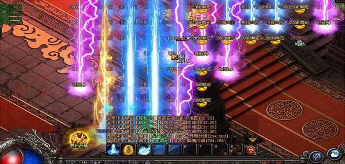 热血传奇刀刀神武：光柱特效体验感爆棚