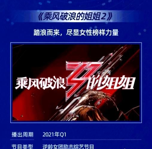 爆料！乘风破浪的姐姐第二季名单，30位姐姐等你pick！