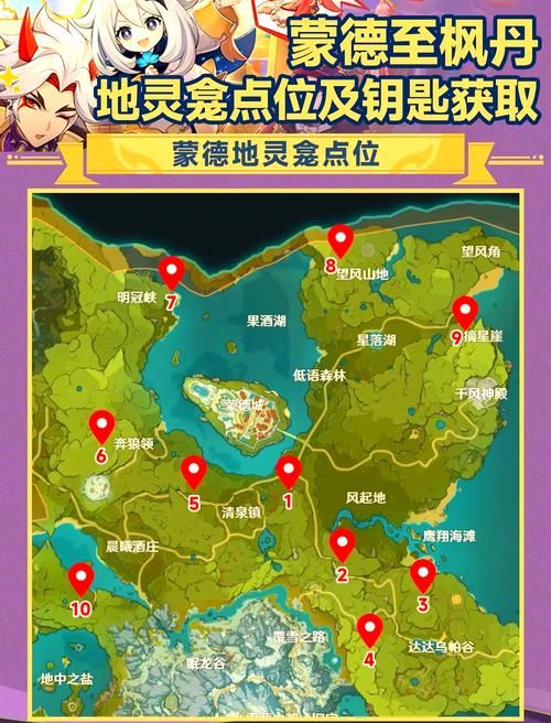 爆炎树位置地图：原神爆炎树刷新点详细指南
