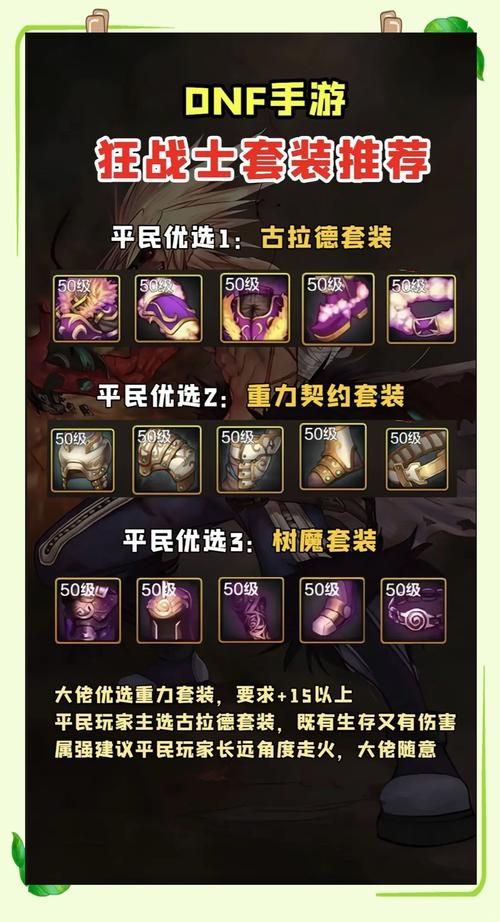 狂战士毕业装备选择攻略：武器、防具、首饰怎么配？