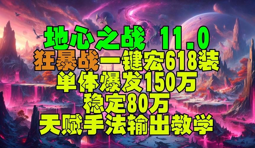 狂暴战24个实用宏分享：高效输出，轻松游戏