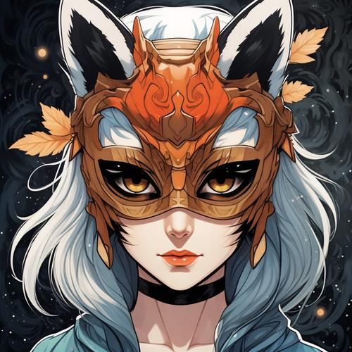 狐狸面具佩戴方法及创意搭配：玩转万圣节