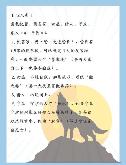 狼人杀九人局详细规则解读：让你成为游戏高手