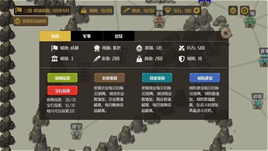 王国的建立：从零开始的模拟经营游戏