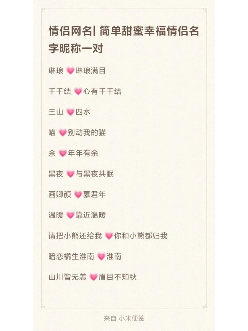 王者情侣游戏ID：浪漫昵称助你甜蜜上分