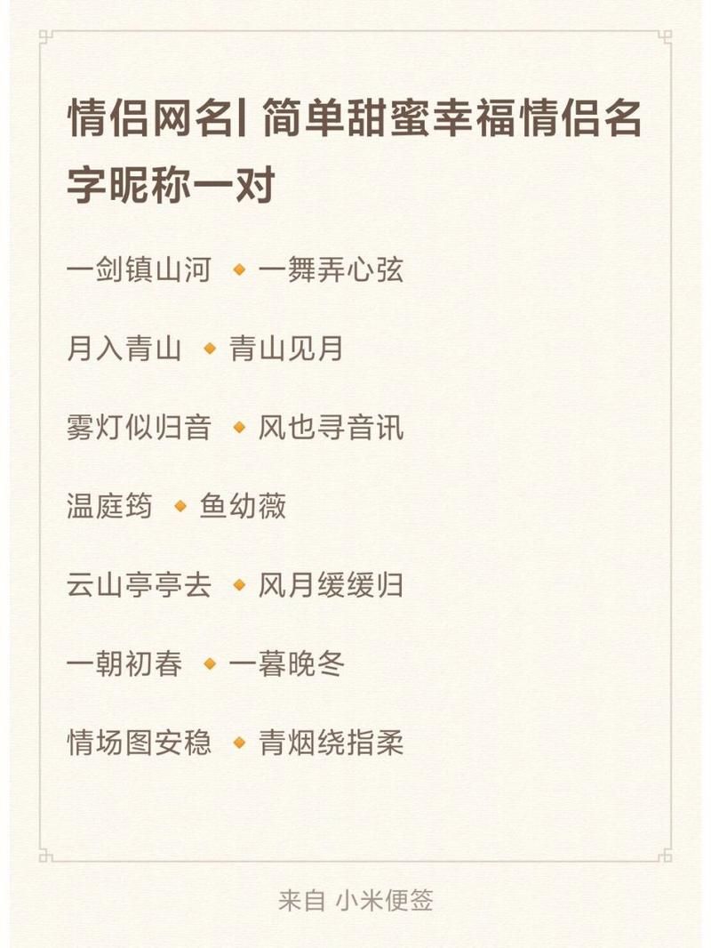 王者情侣游戏ID：浪漫昵称助你甜蜜上分