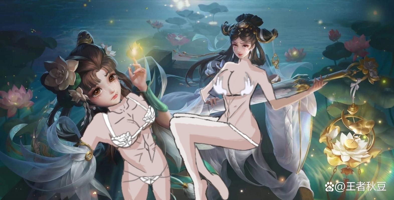 王者荣耀女英雄无衣图：小心你的眼睛！