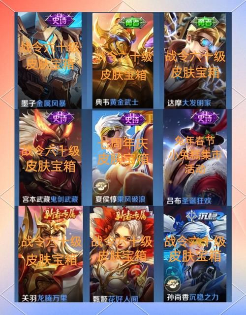 王者荣耀新赛季皮肤来袭！免费获取方法大揭秘！