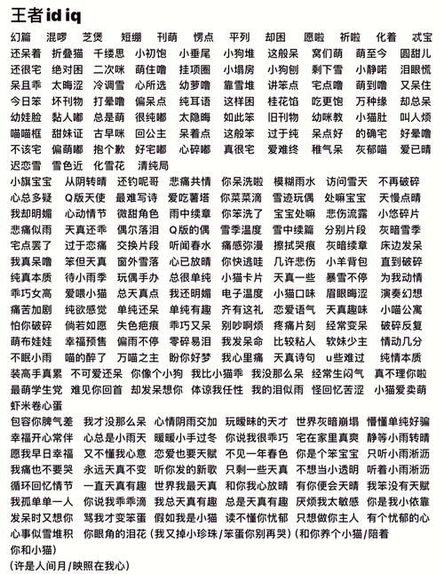 王者荣耀昵称女生：超好听的游戏ID昵称推荐