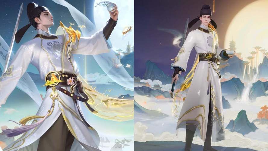 王者荣耀李白千年之狐：史诗级皮肤外观及技能特效赏析