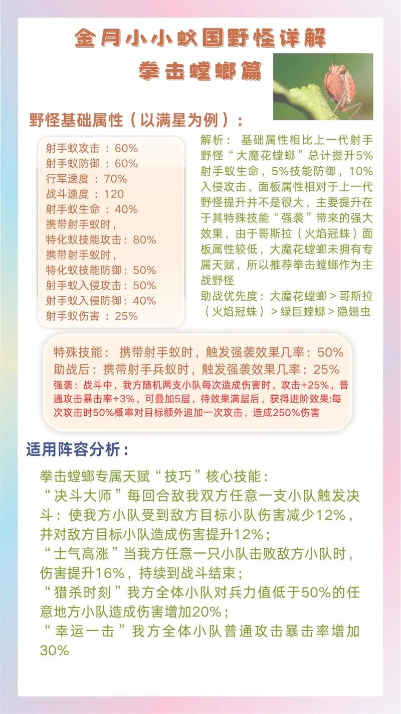 王者荣耀螳螂符文天赋：快速提升游戏胜率