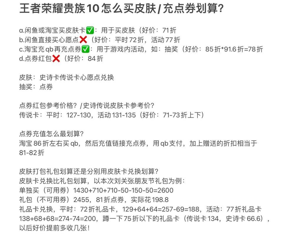 王者荣耀贵族积分：最新活动及消费技巧指南