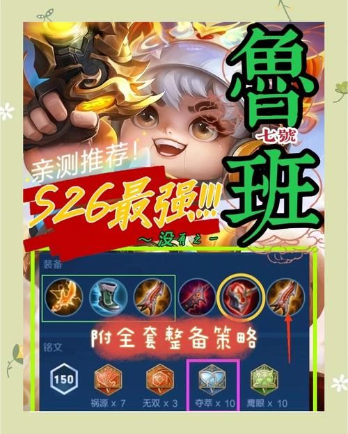 王者荣耀鲁班七号最强出装攻略，轻松上分