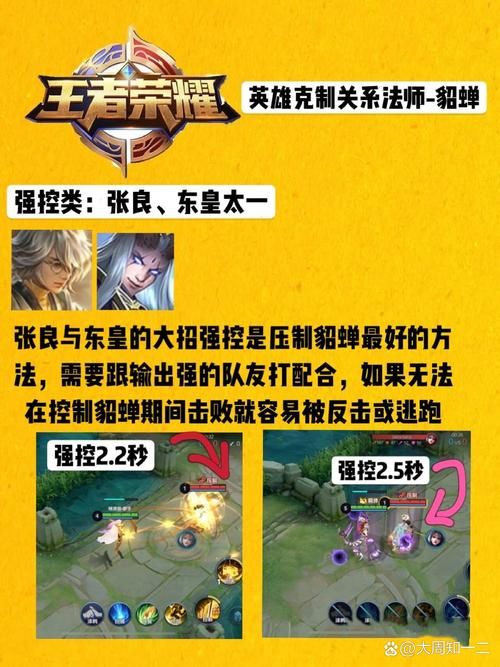 王者荣耀：哪些英雄最克制貂蝉？简单实用技巧推荐
