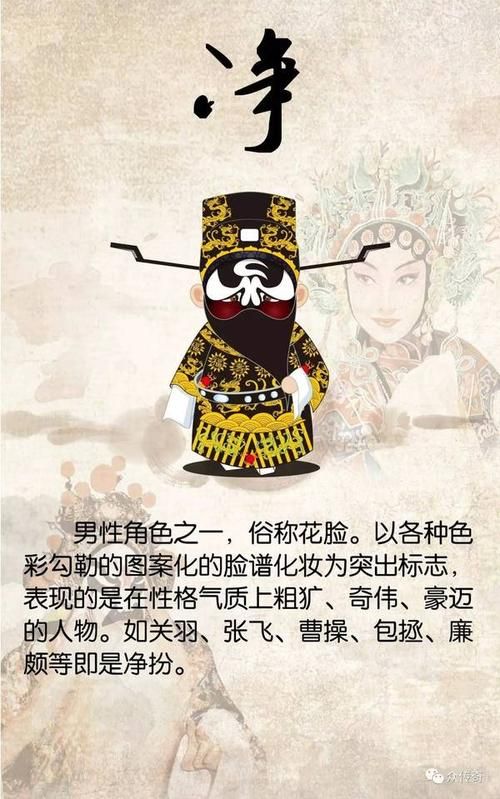 生旦净末丑之净代表什么？详解净角在戏曲中的角色定位和表演风格。